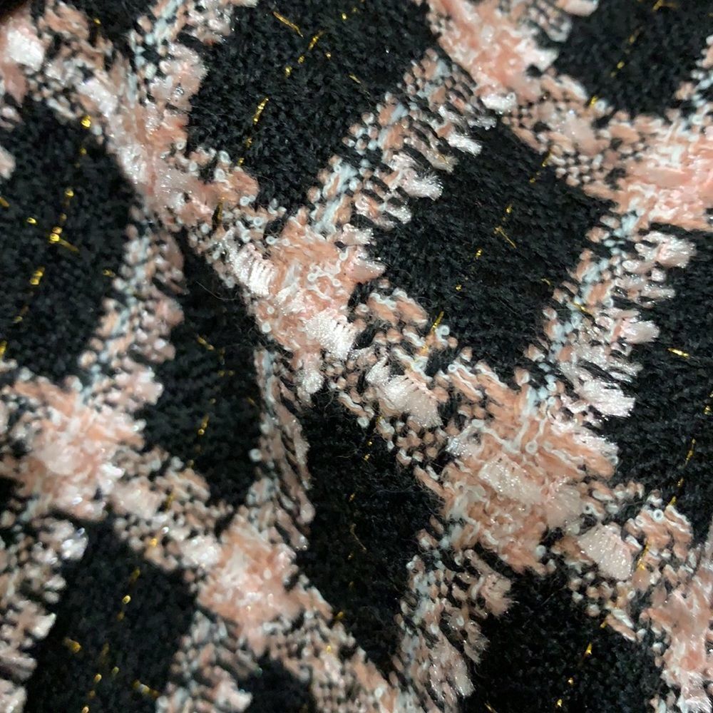 NWT Black and Pink Tweed Blazer Jacket   - Picture 6 of 8